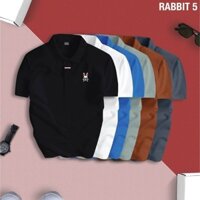 Áo Polo basic RABBIT5 nam nữ cổ bẻ vải xịn Unisex, trẻ trung, thanh lịch, năng động