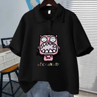 Áo polo bé gái 100811 chất cotton ,phom rộng , size từ 9 đến 65kg