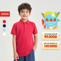 Áo polo bé trai CANIFA chất liệu cotton pha mặc đi học đi chơi 2TP24S006