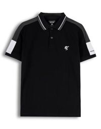 Áo Polo can phối tay thêu logo ngực FSTP061