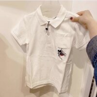 Áo Polo cổ đức Thêu Micky