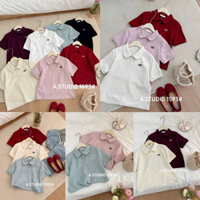 áo polo cổ sen nơ 1593