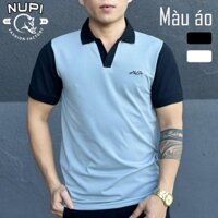 Áo polo cổ V nhà nupi AT13 Menswear Nam Có Cổ