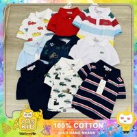 Áo polo cộc tay cá sấu trơn siêu đẹp cho bé trai size từ 12-35 cân