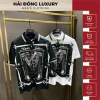 Áo Polo D & G Hoàng Gia Hàng hot 2025,Chất Cotton Lụa Lên Fom Siêu Đẹp