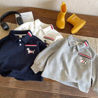 Áo polo dài tay cho bé hàng quảng châu