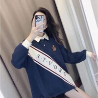 Áo polo dài tay form rộng freesize