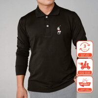 Áo Polo Dài Tay In Hình Ngựa