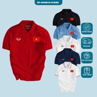 Áo Polo đội tuyển Việt Nam, Áo thun thời trang nam in cờ đỏ sao vàng Việt Nam thanh lịch, sang trọng - HT Sports Store