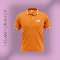 Áo polo đồng phục ngân hàng VIB Vải Poly Thái mềm Unisex
