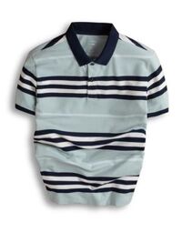 Áo Polo kẻ dệt ngang nhỏ ESTP013