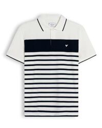 Áo polo kẻ ngang in logo ngực GSTP041