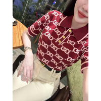 Áo polo len Gucci chất mịn
