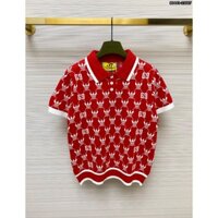 Áo Polo len nam GC cao cấp chất len dệt mịn họa tiết phối logo new2025