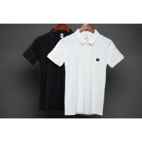 Áo PoLo LV Cổ Dệt Form Rộng Vải Cotton Cao Cấp , Áo PoLo Nam Nữ Unisex