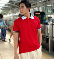 Áo polo LV sọc cổ áo lạ mắt chất cá sấu chính phẩm co giản 4 chiều dày dặn mịn mát sang trọng