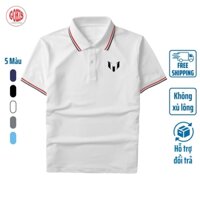 Áo polo M10 vải poly cá sấu thoáng mát thoải mái - Áo thun có cổ in logo M10, áo di chuyển cổ trụ Gokis shop