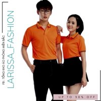 Áo Polo MÀU CAM chất liệu Thể Thao mềm mịn thoáng mát – Áo thun Nam Nữ ngắn tay có cổ. Nhận IN ẤN theo yêu cầu.