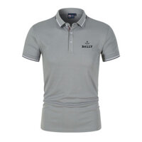 Áo Polo Mới B-A-LL-Y Thời Trang Mùa Hè Nam Công Sở Thường Ngày Áo Cổ Lapel Quần Áo Tennis