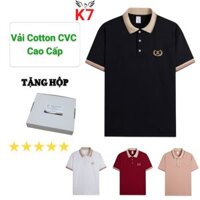 Áo Polo Nam Basic Cao Cấp K7 Fashion Thêu chữ K Thun Nam Trung Niên Vải Cotton Thoáng Mát (M22)