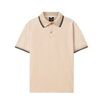 Áo Polo Nam Big Size 80kg - 150kg Vải CVC Cotton Kem Phối Bo Đen Kem Nam Tính Thanh Lịch Sang Trọng - JOGGER