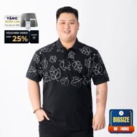 Áo Polo Nam Bigsize 80-140KG AKYOO Cao Cấp Cotton Co Giãn, Thâm Hút Mồ Hôi, Áo Polo Bigsize- PL LA