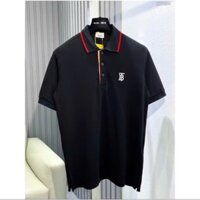 Áo Polo Nam Burebery Phối Cổ Hình Thêu Sắc Nét Chính Hãng - Áo Polo Nam Phong Cách Boy Phố Mẫu Mới 2025
