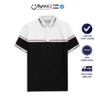 Áo Polo Nam BYTEX Chất Thun Lạnh Đứng Form Thoáng Mát, Polo Nam Phối Phong Cách Menswear BTX031P001