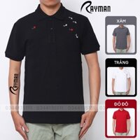 Áo Polo Nam Cá Sấu New Fashion RAYMAN Áo Thun Nam Có Cổ Tay Ngắn VNXK Màu Đen, Đỏ, Trắng, Xám