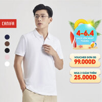 Áo Polo nam CANIFA kiểu dáng basic có cổ bẻ nẹp cài cúc 8TP24A004