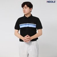 Áo polo nam cao cấp vải cá sấu cotton co giãn phối kẻ sọc Hiddle | H7-T1