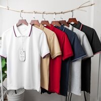 Áo polo nam cổ bẻ tay ngăng cotton 100% chất thấm hút thoáng khí vải The 727 VI2.CT.PL.DY.02B cao cấp