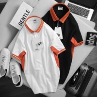 Áo Polo Nam Cổ Bẻ Vải Len Đan Cao Cấp Họa Tiết Kẻ phối, Áo Nam Có Cổ Hàng Xuất Xịn Cao Cấp Mặc Đi Làm Lịch Sự ,