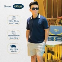 Áo Polo nam có cổ ARMANDO - MARINA (Xanh Navy) vải Coolmax mềm mịn, chống nhăn, trẻ trung, năng động, lịch lãm.