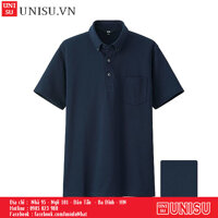 Áo Polo nam cổ sơ mi Uniqlo 132853-69 navy -