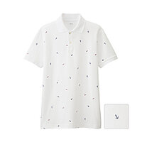 Áo Polo nam cổ sơ mi Uniqlo 132853-69 navy -