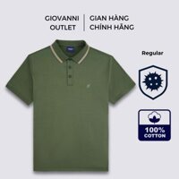 Áo Polo Nam Cộc Tay Bernini by Giovanni Chất Liệu 100% Cotton Cao Cấp Dáng Regular BPL0029-1