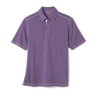 Áo polo nam cộc tay JohnSton & Murphy Vintage Slub Polo Purple hàng xuất Mỹ - Châu Âu - Úc