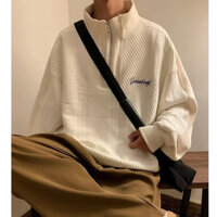 Áo Polo Nam Dài Tay Có Khóa Kéo Nửa Thân Thời Trang Hàn Quốc Cho áo polo nữ dài tay áo thun nam dài tay có cổ áo croptop polo nữ