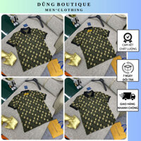 Áo Polo Nam Eo Vì Họa Tiết Rằn Ri Cực Chất_ Áo Polo Nam Eo Vì Cao Cấp