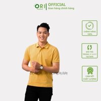 Áo POLO Nam GOLD RHINO, Áo Phông Nam Basic 100% Cotton Cao Cấp Hàng Hiệu Đẹp Thoáng Mát Tay Ngắn Màu Vàng Nghệ