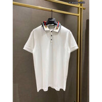 Áo polo nam gucci trắng viền đỏ trắng xanh đính mèo châu mĩ