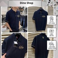 Áo Polo Nam Lờ Vê Len Thêu Chữ Ngực Hot Hit - Áo Polo Nam Eo Vì Len Cao Cấp Hottrend 2025 MH 47