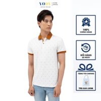 Áo Polo Nam Mắt Chim Dáng Suông Họa Tiết Mỏ Neo APM5345