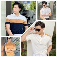 Áo polo nam màu cam nâu đất hottrend, áo cao cấp vải cá sấu size VNXK sang trọng, thời trang - NEW UNISEX
