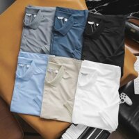 Áo Polo Nam Ngắn Tay C.K Coolmax , Form slim, vải Coolmax tiên tiến mát lạnh cực mềm mát, Hàng VNXK - CK33