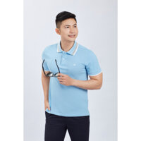 Áo polo nam ngắn tay MATTANA Slim Fit Xanh ngọc viền màu thời trang MPM23200417708811