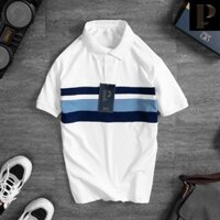 Áo polo nam nữ áo thun kẻ ngang màu cực đẹp, chất cotton cá sấu phong cách đơn giản