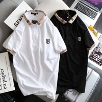 Áo Polo nam nữ cổ bẻ thêu chữ B vải COTTON, chuẩn form, trẻ trung, lịch lãm