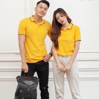 Áo Polo Nam Nữ Phối Viền(Chất Đẹp)
